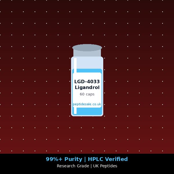 LGD-4033 (Ligandrol) 60 caps / 10mg Research Peptide UK